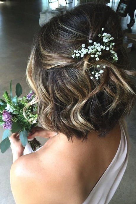 Wedding hairstyle for short hair 2019 wedding-hairstyle-for-short-hair-2019-04_15
