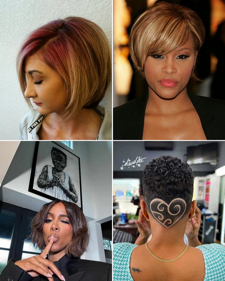 Black female short haircuts 2023