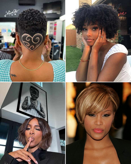 Black ladies short hairstyles 2023
