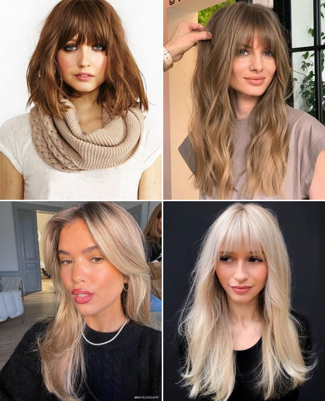 Ladies hairstyles with fringe 2023