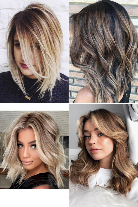 Mid length layered hairstyles 2023