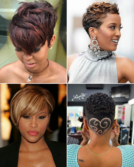 Short hairstyle for black ladies 2023