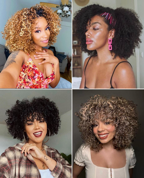 Styles for short curly hair 2023