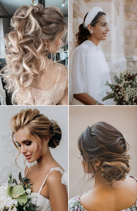 Wedding hairstyles for long hair 2023