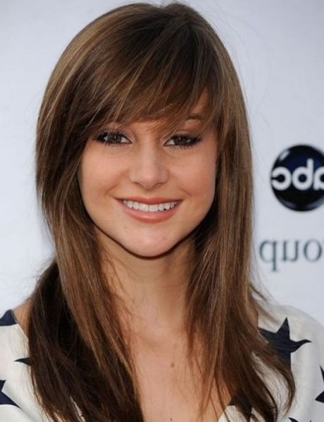 Long hairstyles with bangs 2022