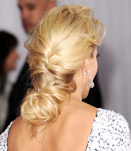 Celebrity updo hairstyles