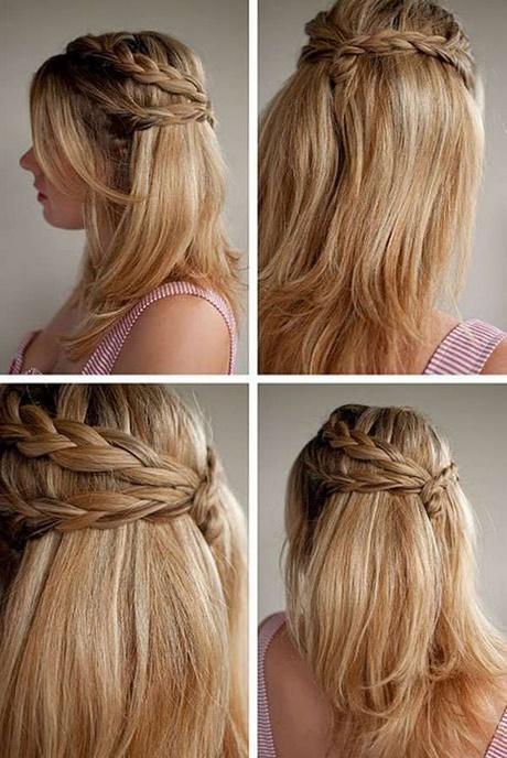 Different and easy hairstyles