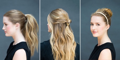 Easy fast hairstyles