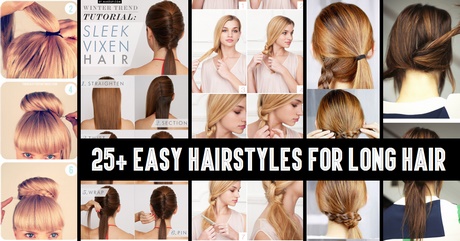 Easy quick hairstyles for long hair