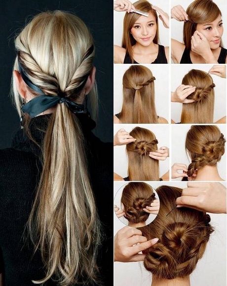 Easy way to make hairstyles