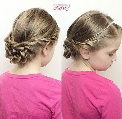 Hair style for kids girl