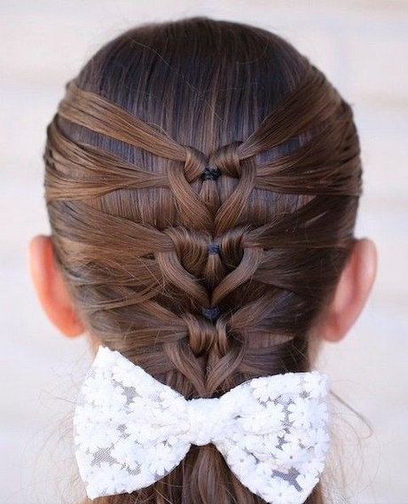 Hairstyle of girl