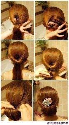 Hairstyles for girls at home