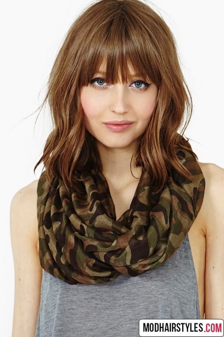 Pictures of shoulder length haircuts with bangs