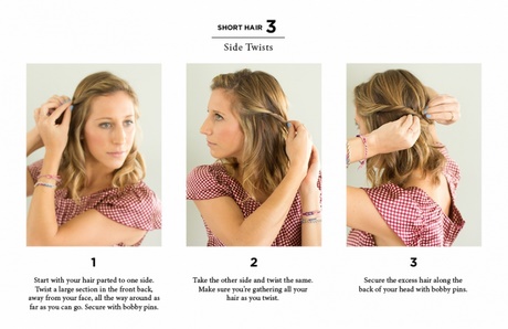 Quick and simple hairstyles for short hair