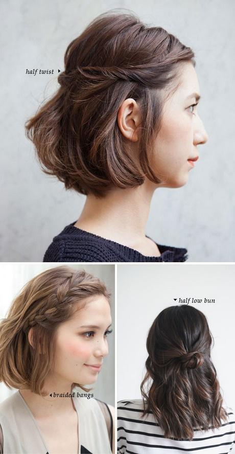 Quick styles for short hair