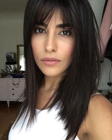 Hairstyles with long bangs 2020 hairstyles-with-long-bangs-2020-57