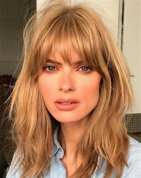 Hairstyles with long bangs 2020 hairstyles-with-long-bangs-2020-57_16