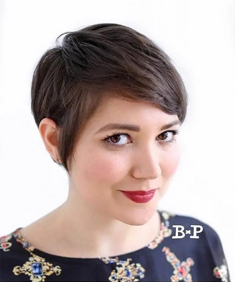 Short haircuts 2020 for round faces short-haircuts-2020-for-round-faces-94_7