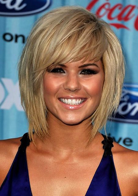 Short hairstyles with bangs 2020
