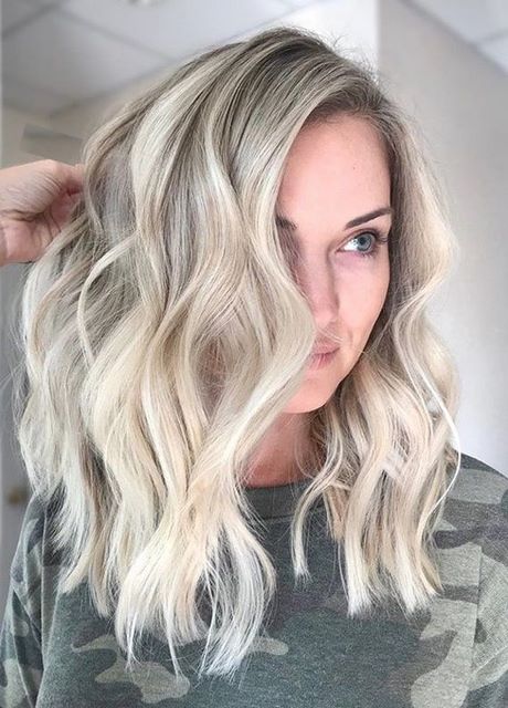 Trendy blonde hair 2020