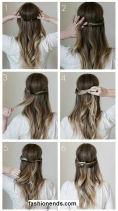 Daily easy hairstyles