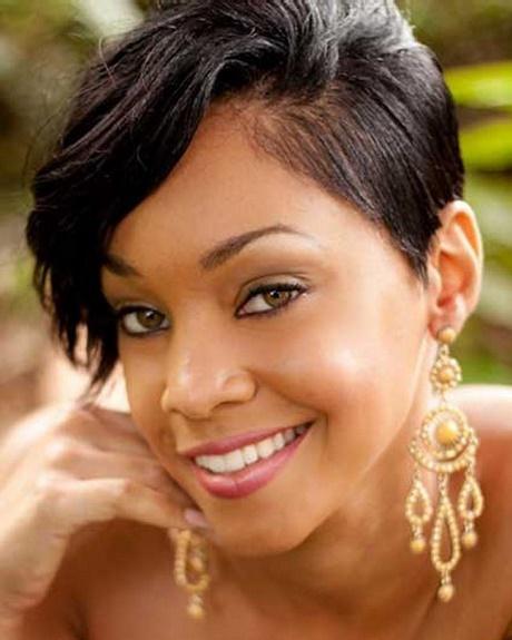 Different short hairstyles for black women