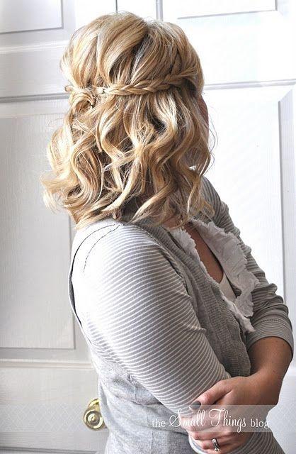Down hairstyles for shoulder length hair