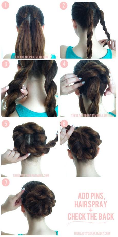 Easy buns for thick hair