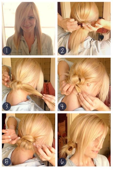 Quick and easy updos for long thick hair