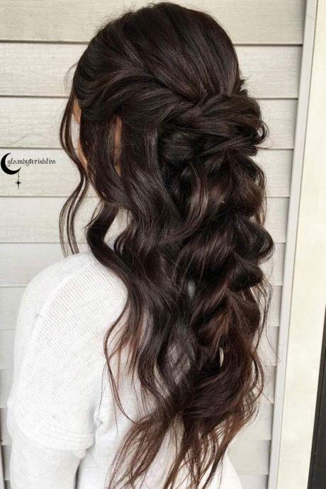 Bridesmaid hair for long hair