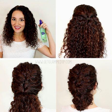 Cute easy hairstyles for natural curly hair