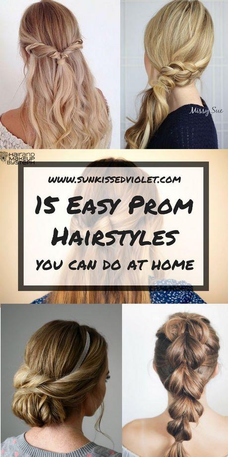 Easy prom hairstyles medium hair