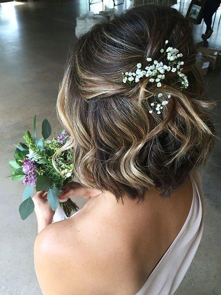 Fashion hairstyle for wedding