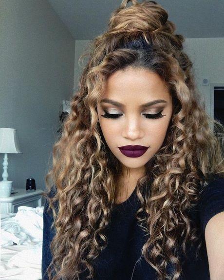 Fun hairstyles for curly hair