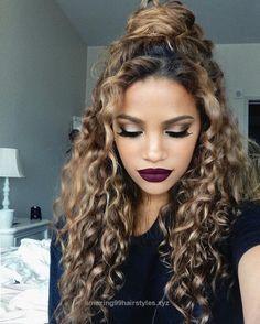 Hairstyle designs for curly hair