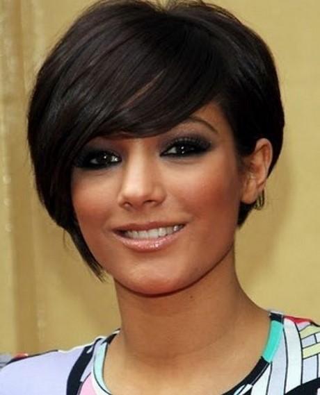 Latest short hairstyles for round faces