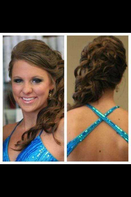 Prom hair front and back