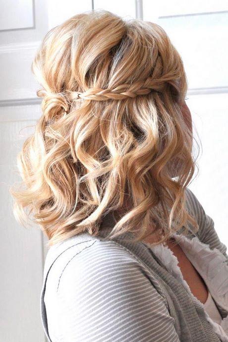 Prom hairstyles for short hair 2018
