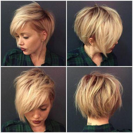 Short hairstyles for full round faces