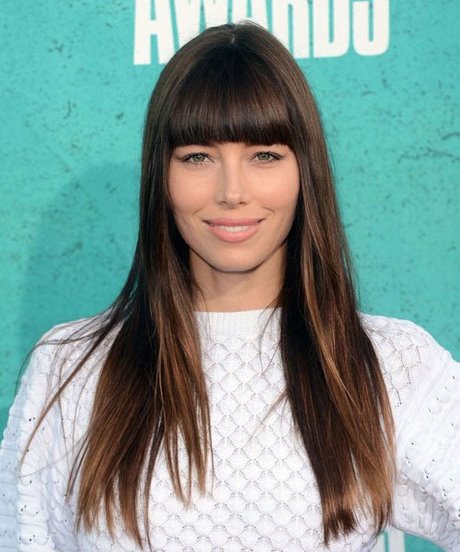 Hairstyles for long hair with bangs 2022