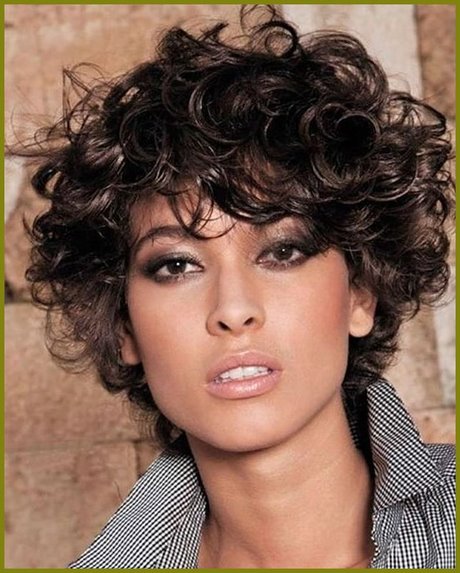 Women's short curly hairstyles 2022