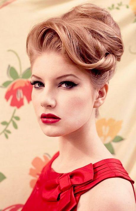50s updos for long hair