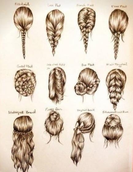 Beautiful hair plaits