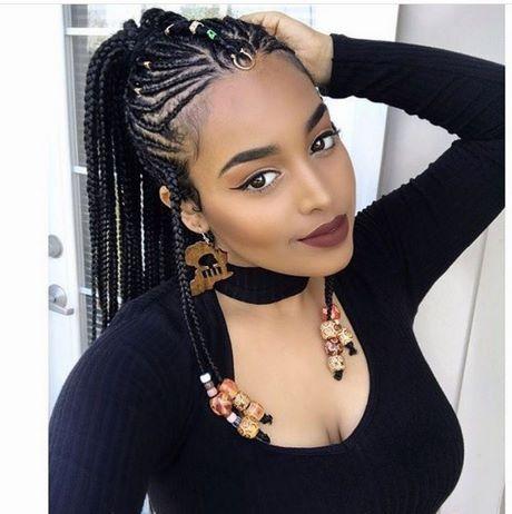 Different braiding styles for african hair