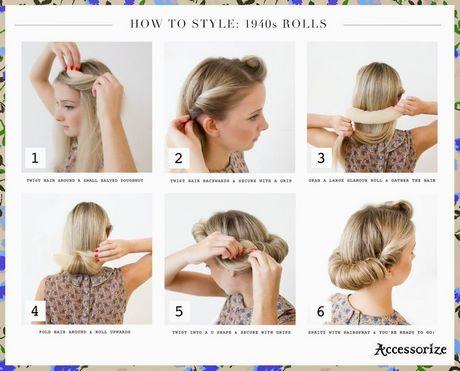 Easy 1940s hairstyles for short hair