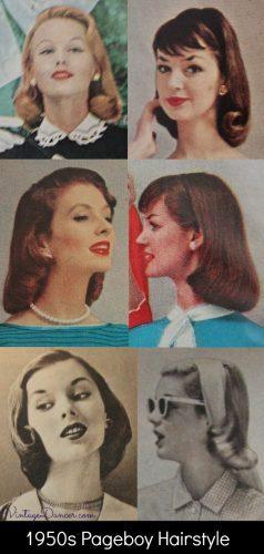 Easy 1950s hair