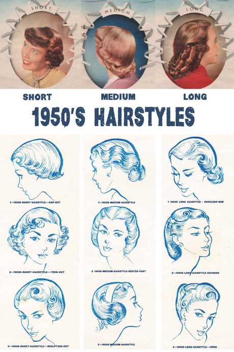 Fifties hairstyles for medium hair