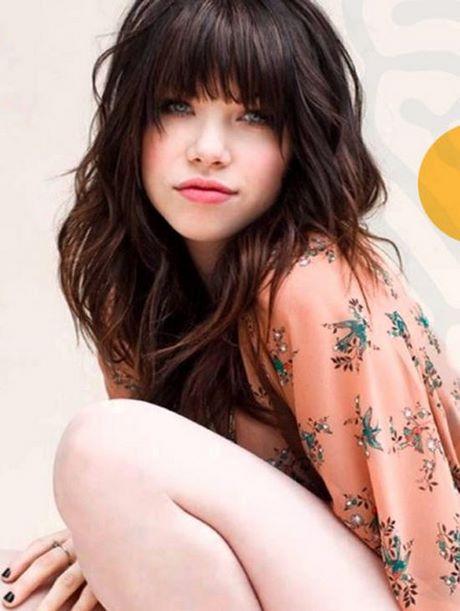 Front fringe hairstyles for long hair