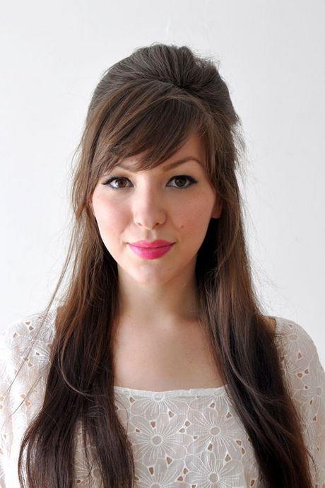Front fringe hairstyles for long hair